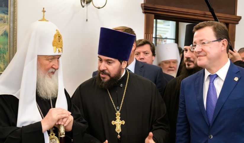 Святейший Патриарх Кирилл посетил Поволжский православный институт в Тольятти - Архиерейское подворье Тольятти